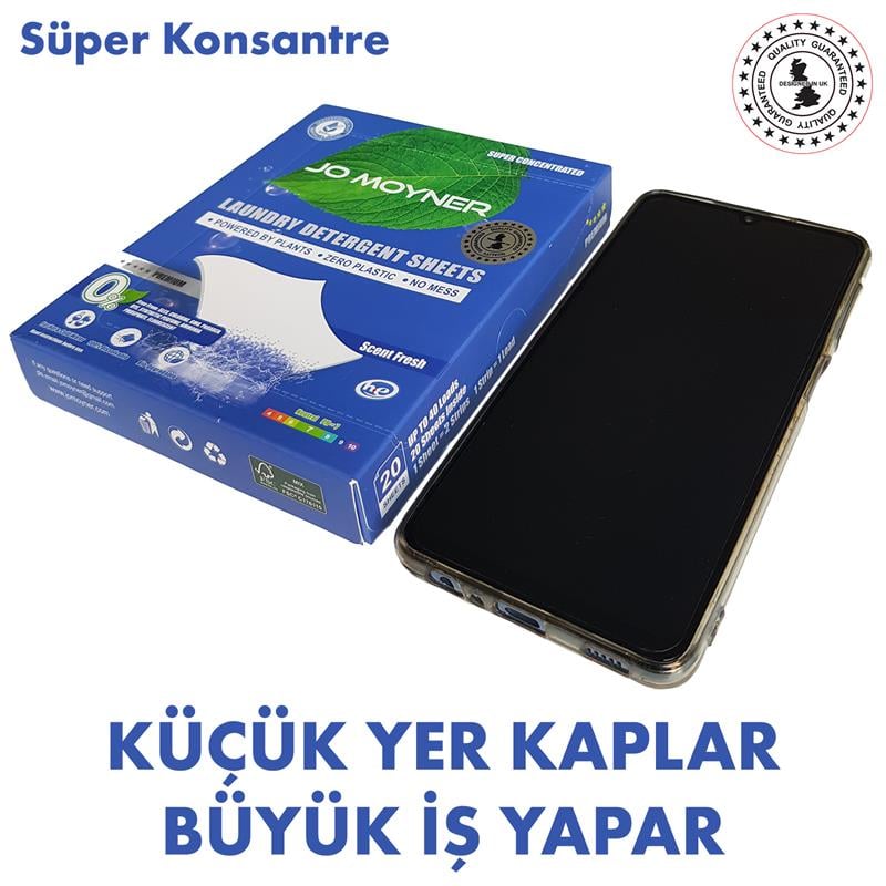 Jo Moyner Bahar Kokulu Doğal Organik Çamaşır Yaprak Deterjan 20 Kullanım