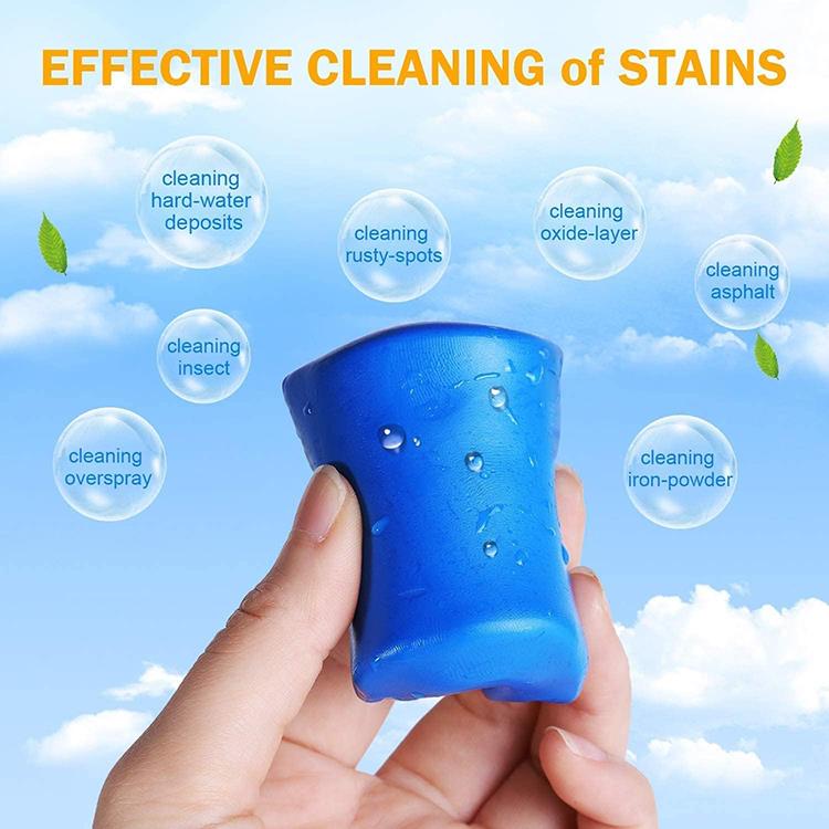 Jo Moyner Clay Bar Kil Hamuru Boya Metal Cam Yüzey Temizleme Kil Hamuru Medium Blue 3x50Gr
