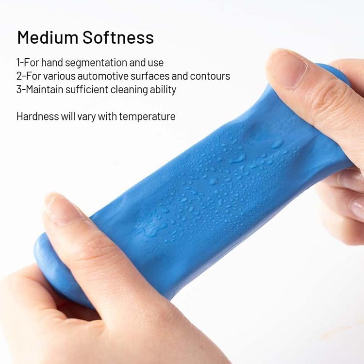 Jo Moyner Clay Bar Kil Hamuru Boya Metal Cam Yüzey Temizleme Kil Hamuru Medium Blue 3x50Gr