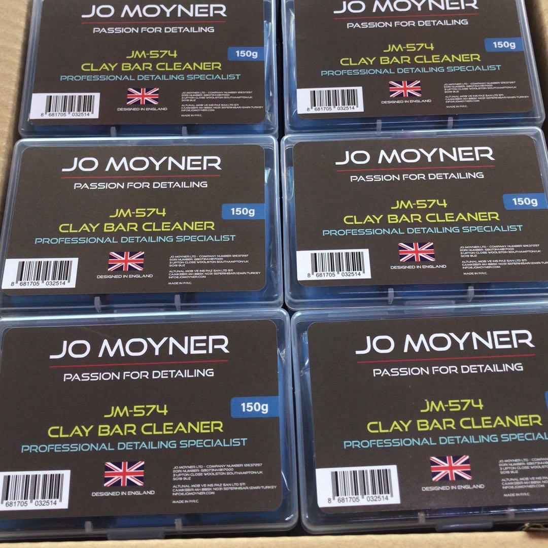 Jo Moyner Clay Bar Kil Hamuru Boya Metal Cam Yüzey Temizleme Kil Hamuru Medium Blue 3x50Gr