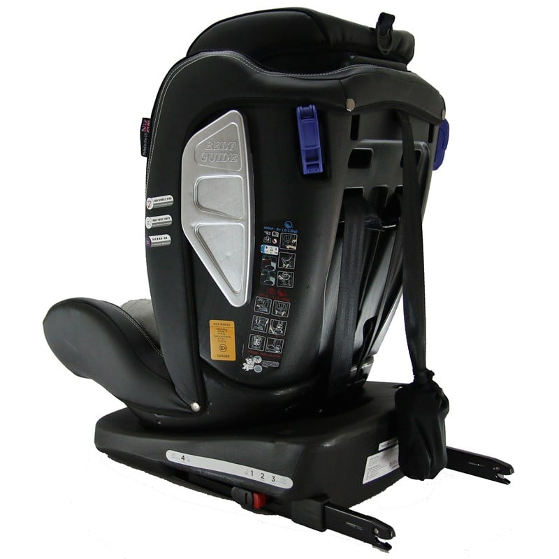 Jo Moyner Exclusive 360 Dönebilen Yatabilir 0-36 Kg Oto Koltuğu ISOFIX/SIP/LATCH Siyah Gri