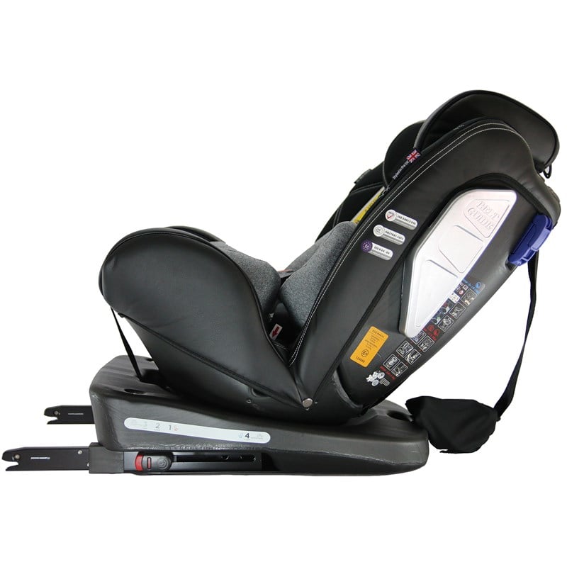 Jo Moyner Exclusive 360 Dönebilen Yatabilir 0-36 Kg Oto Koltuğu ISOFIX/SIP/LATCH Siyah Gri