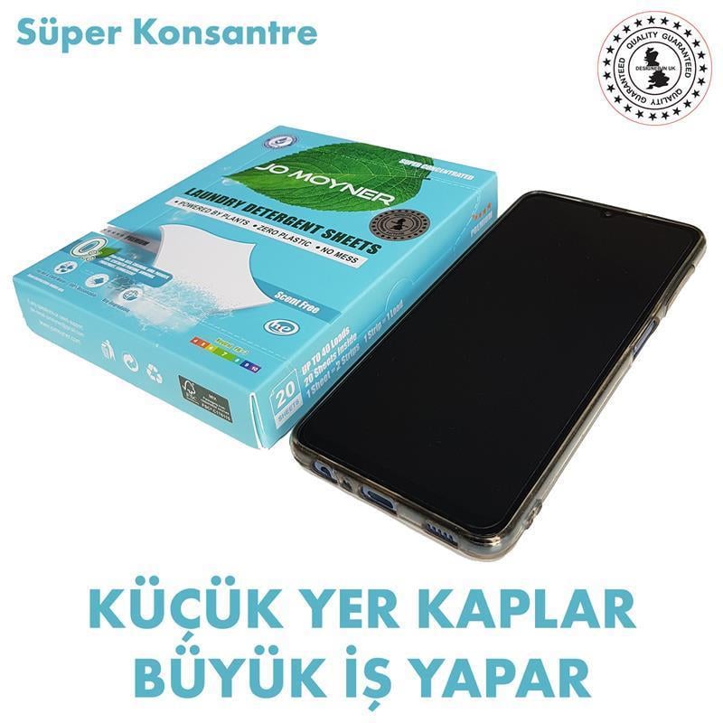 Jo Moyner Kokusuz Doğal Organik Çamaşır Yaprak Deterjan 20 Kullanım