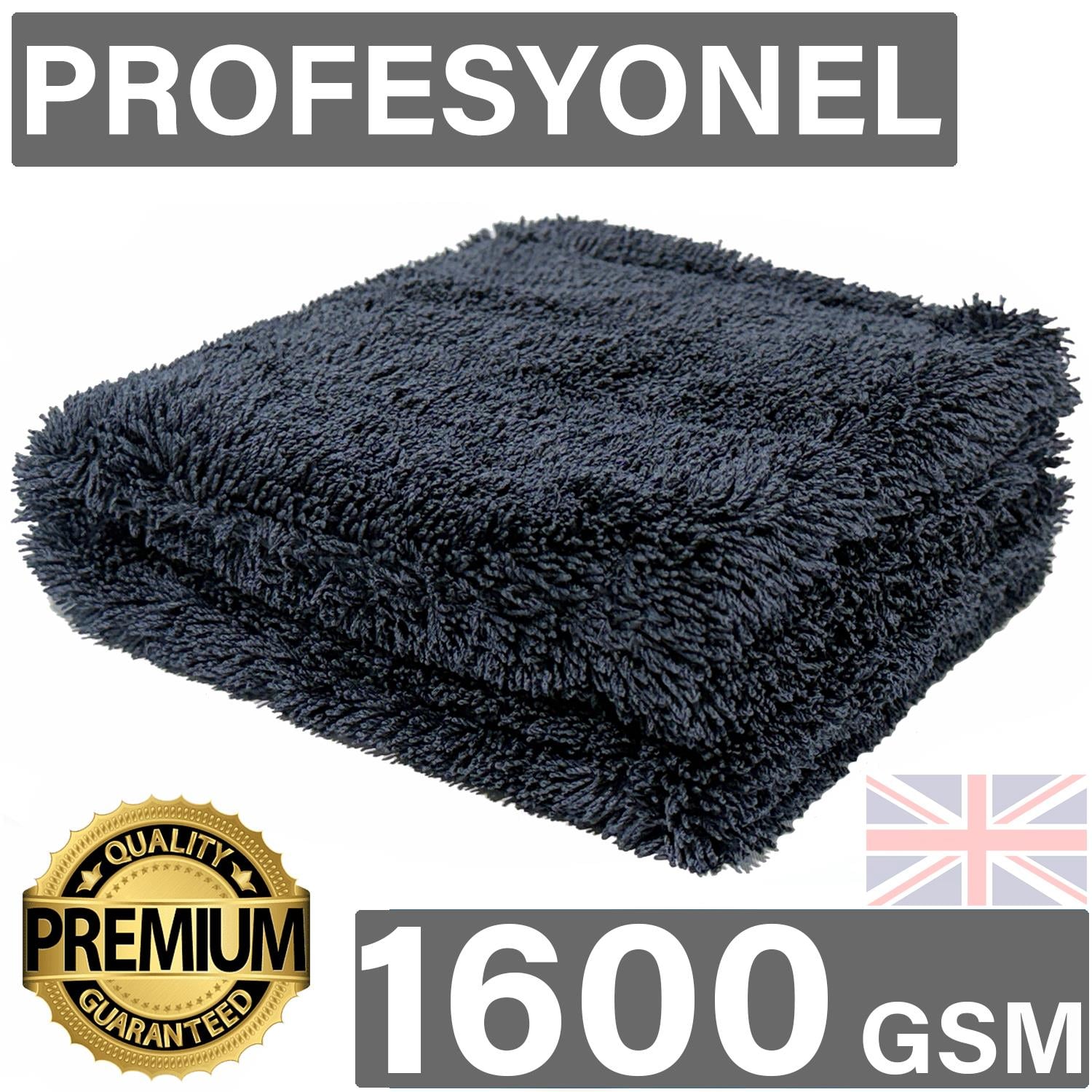 Jo Moyner Mikrofiber Oto Kurulama Havlusu Araç Kurulama Bezi Araba Temizlik Havlusu 1600 Gsm 40X40 cm