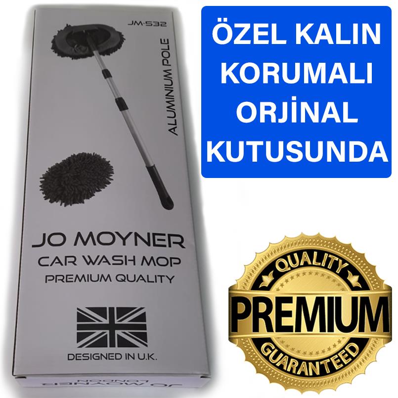 Jo Moyner Mikrofiber Püsküllü Araba Yıkama Temizleme Fırçası Toz Alma Fırçası Çok Fonksiyonlu 2si 1 Arada Premium Kalite Çizmez