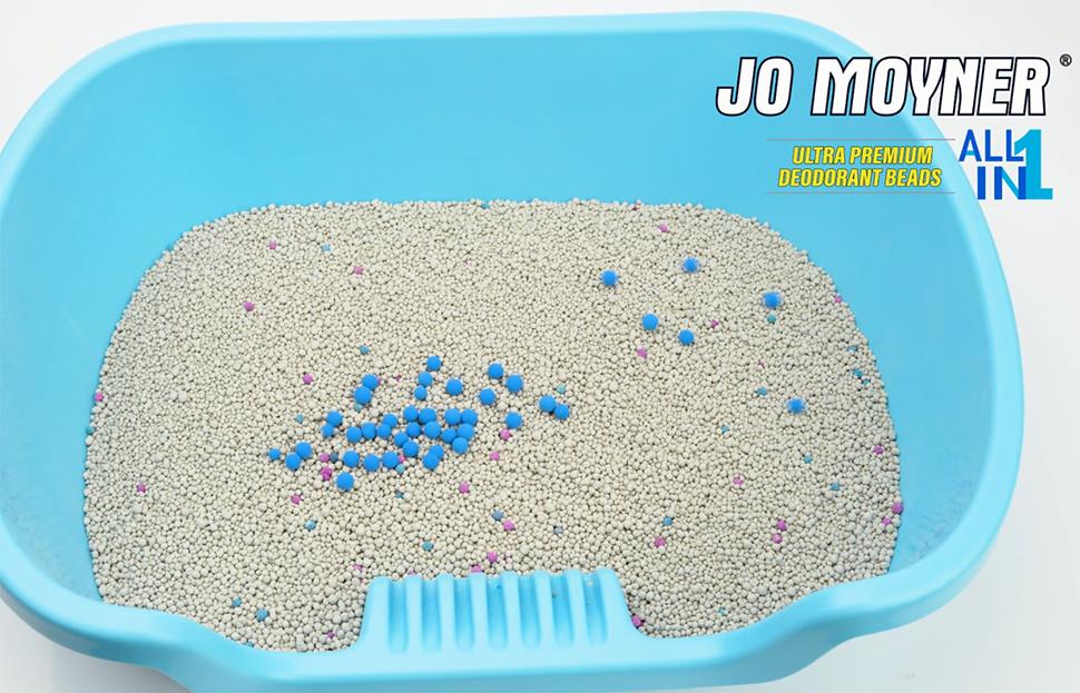 Jo Moyner Premium Kedi Kumu Koku Giderici Kedi Tuvaleti Koku Önleyici Doğal Bentonit Lavanta Kokulu 450Gr