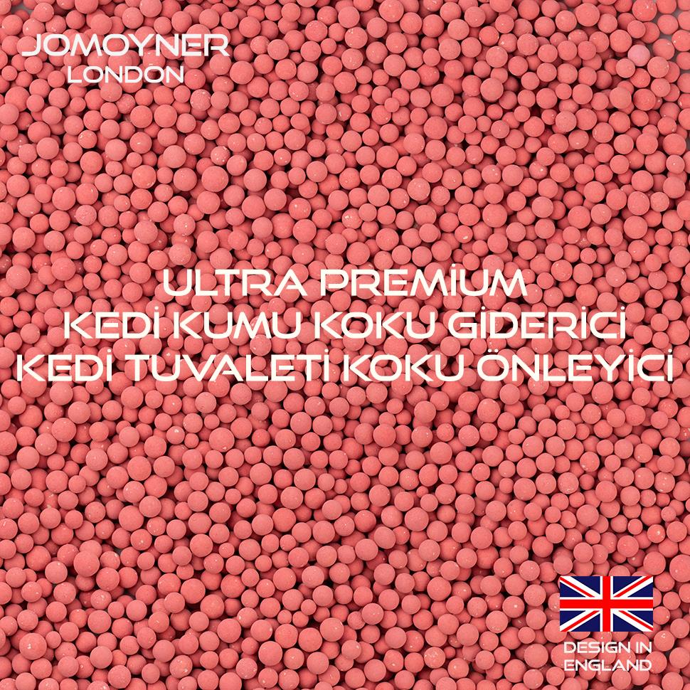 Jo Moyner Premium Kedi Kumu Koku Giderici Kedi Tuvaleti Koku Önleyici Doğal Bentonit Çilek Kokulu 450Gr