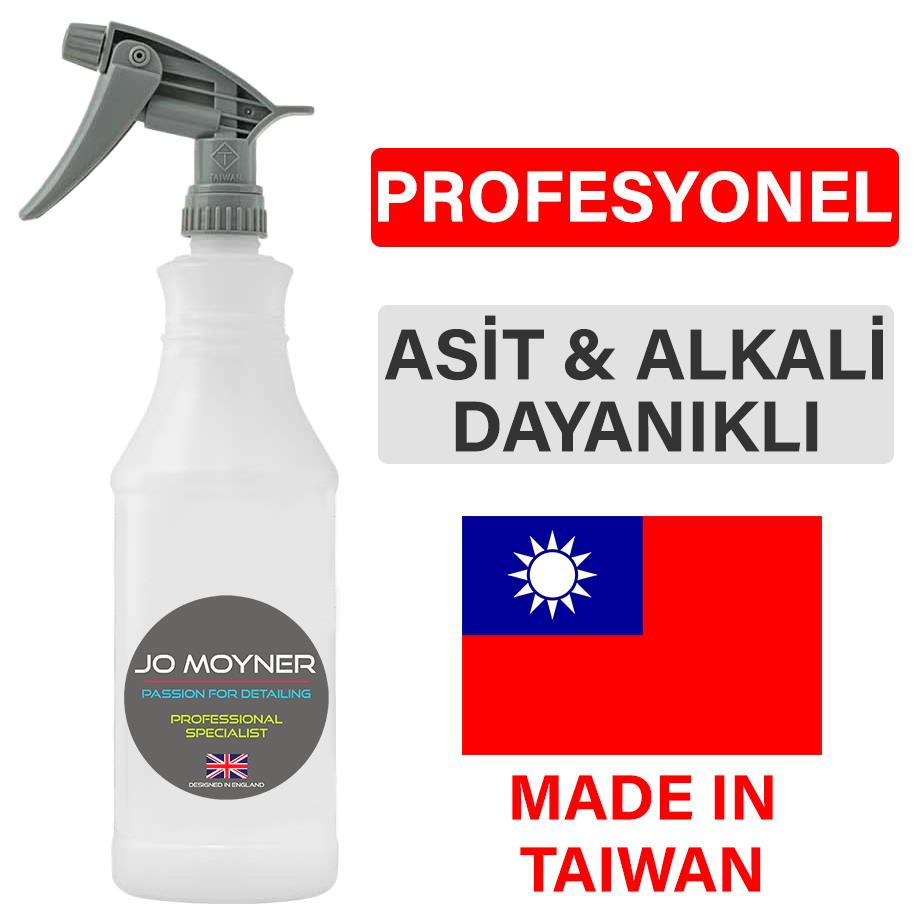 Jo Moyner Profesyonel Kimyasala Dayanıklı Sprey Şişe 750ml. Ölçekli Taiwan ithal