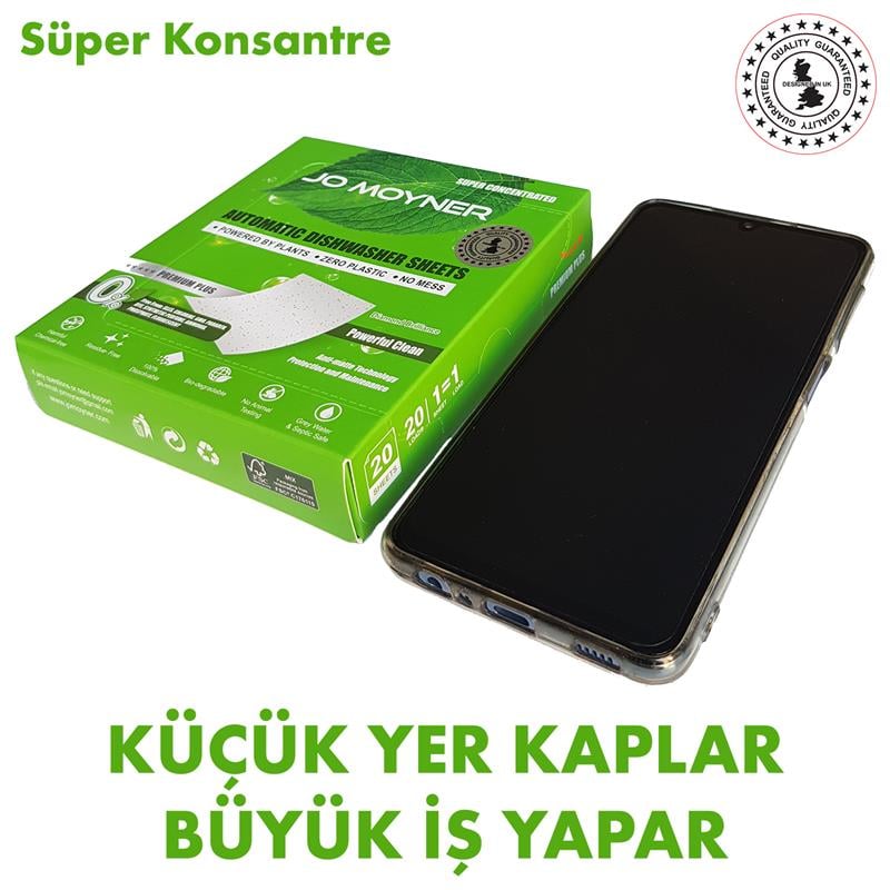 Jo Moyner Ultimate Plus Bulaşık Makinesi Deterjanı Doğal Organik Yaprak Deterjan 60 Kullanım