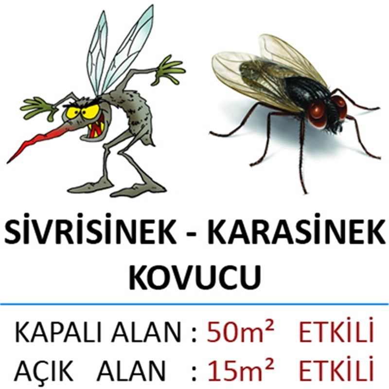 Sinek Kovucu Açık ve Kapalı Alan Karışık
