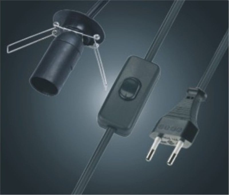 Tuz Lambası Anahtarlı Güç Kablosu