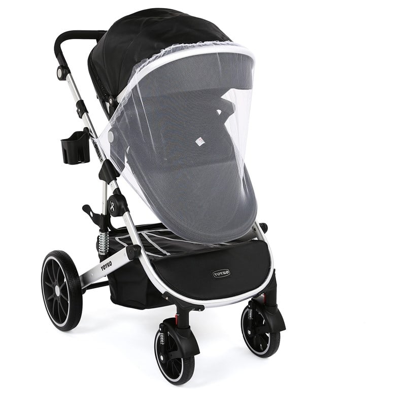 Yoyko Capsule Egg Travel Seyahat Sistem Bebek Arabası Siyah Silver
