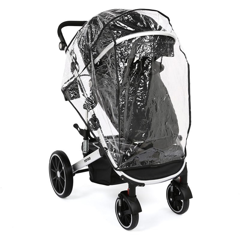 Yoyko Capsule Egg Travel Seyahat Sistem Bebek Arabası Siyah Silver