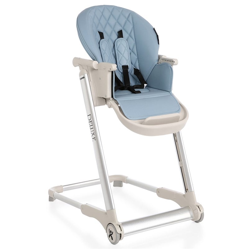 Yoyko Deluxe Mama Sandalyesi Mavi Silver