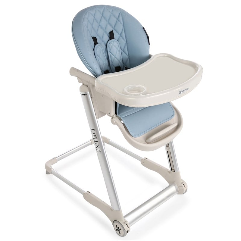 Yoyko Deluxe Mama Sandalyesi Mavi Silver