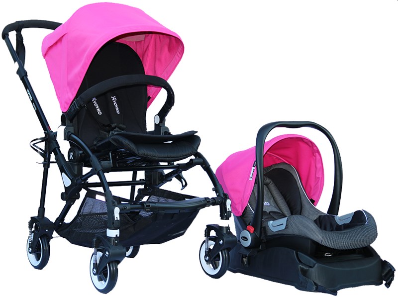 Yoyko Easyo Travel Sistem Bebek Arabası Pembe