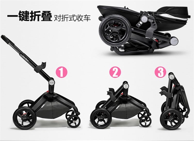 Yoyko Hotmom Bebek Arabası 2 in 1 Siyah