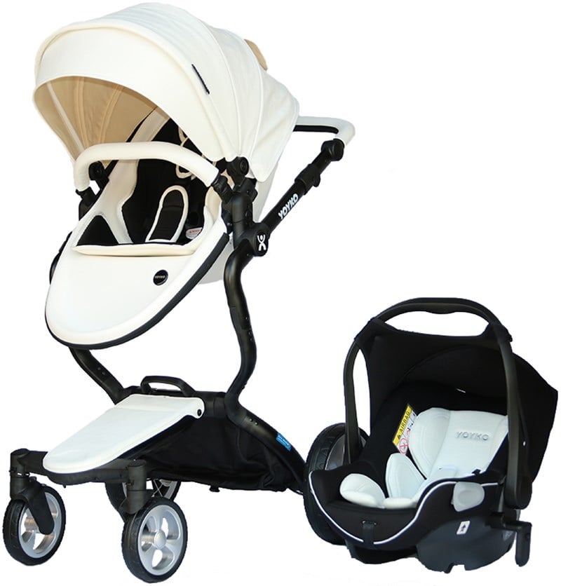 Yoyko Innovation Bebek Arabası 3 in 1 Beyaz