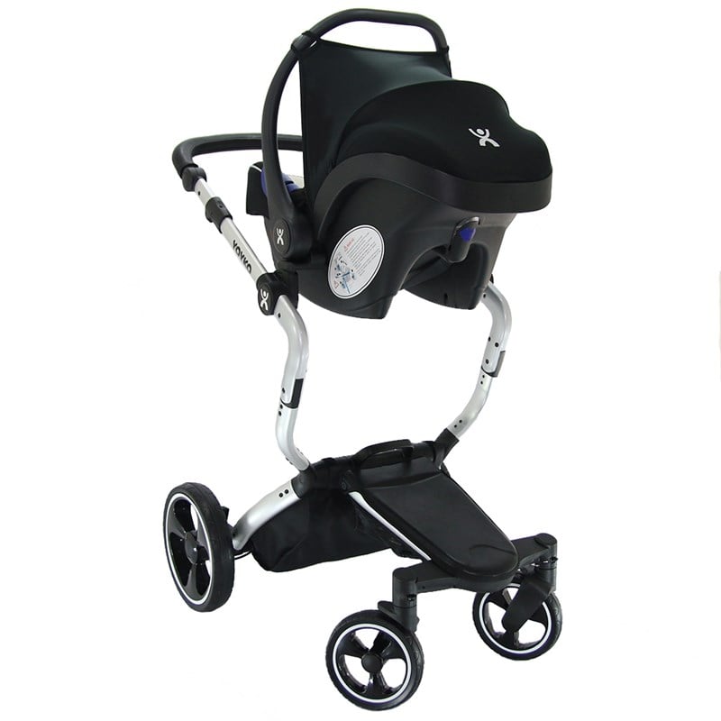 Yoyko Innovation Bebek Arabası 3 in 1 Gri Silver Kapitoneli