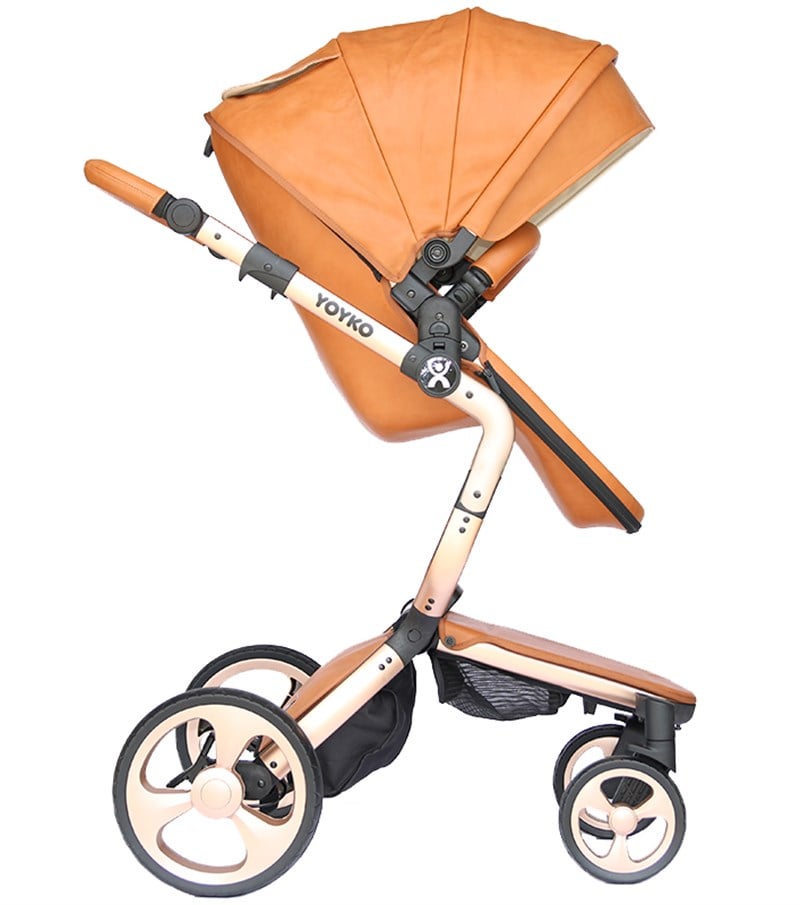 Yoyko Innovation Bebek Arabası 3 in 1 Kahve Rose