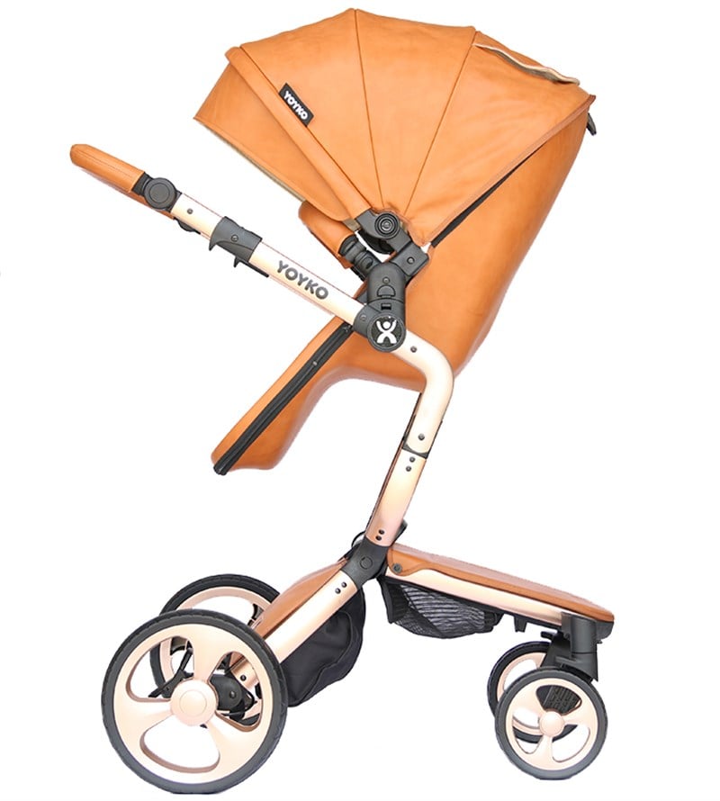 Yoyko Innovation Bebek Arabası 3 in 1 Kahve Rose