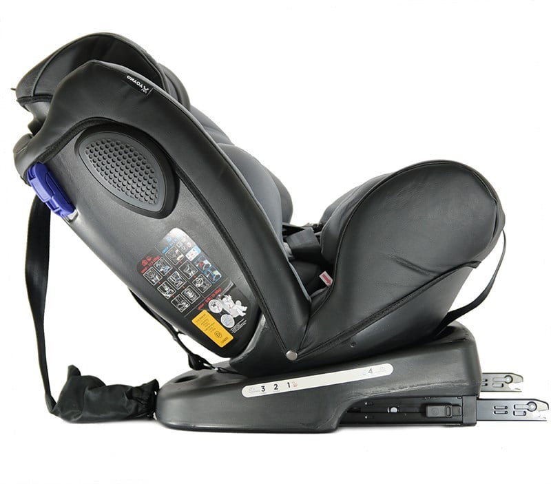 Yoyko Ultimate Dönebilir Yatabilir 0-36 Kg Deri Oto Koltuğu ISOFIX/SIP/LATCH Gri