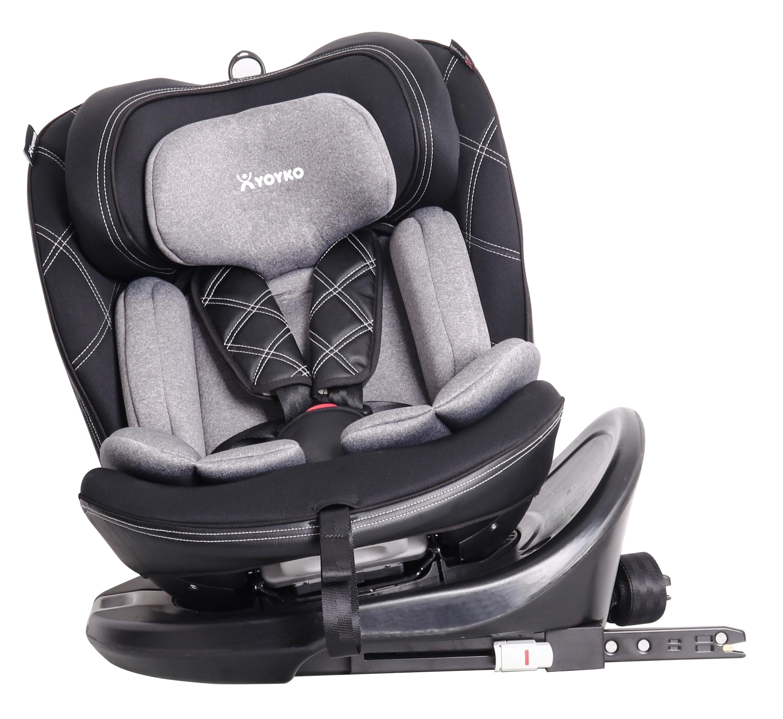 Yoyko Ultimate V2 Dönebilir Yatabilir 0-36 Kg Oto Koltuğu ISOFIX/SIP/LATCH Gri