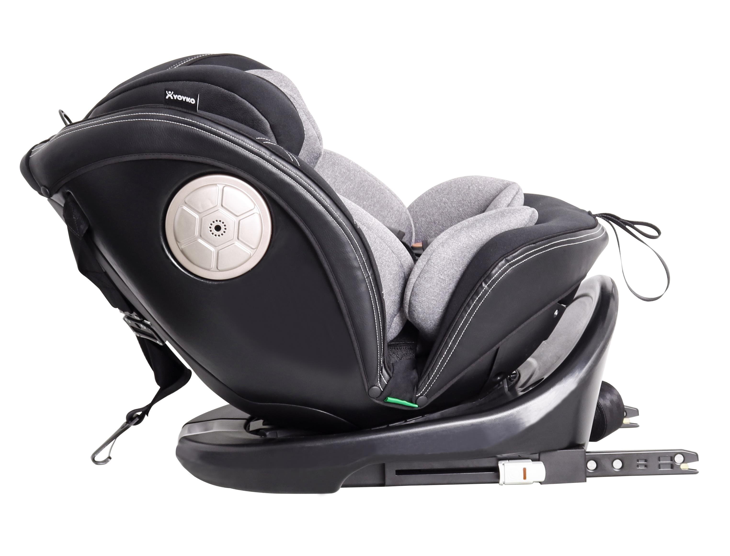 Yoyko Ultimate V2 Dönebilir Yatabilir 0-36 Kg Oto Koltuğu ISOFIX/SIP/LATCH Gri