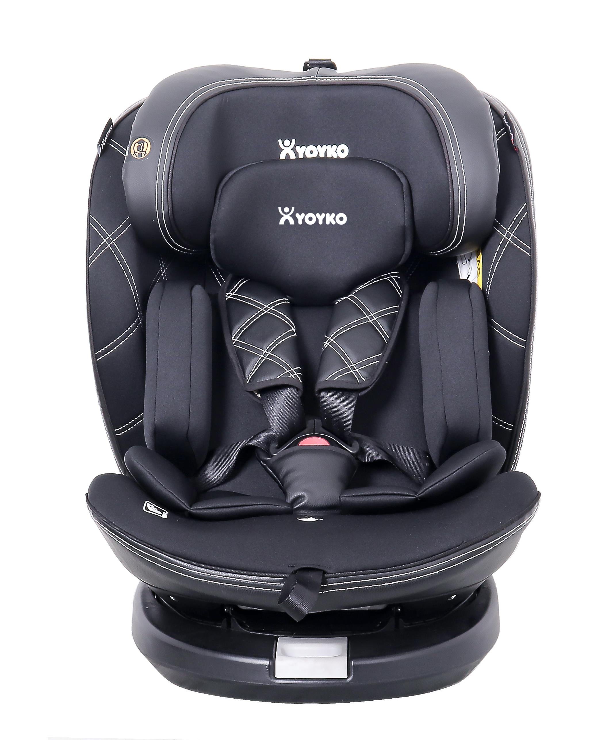 Yoyko Ultimate V2 Dönebilir Yatabilir 0-36 Kg Oto Koltuğu ISOFIX/SIP/LATCH Siyah