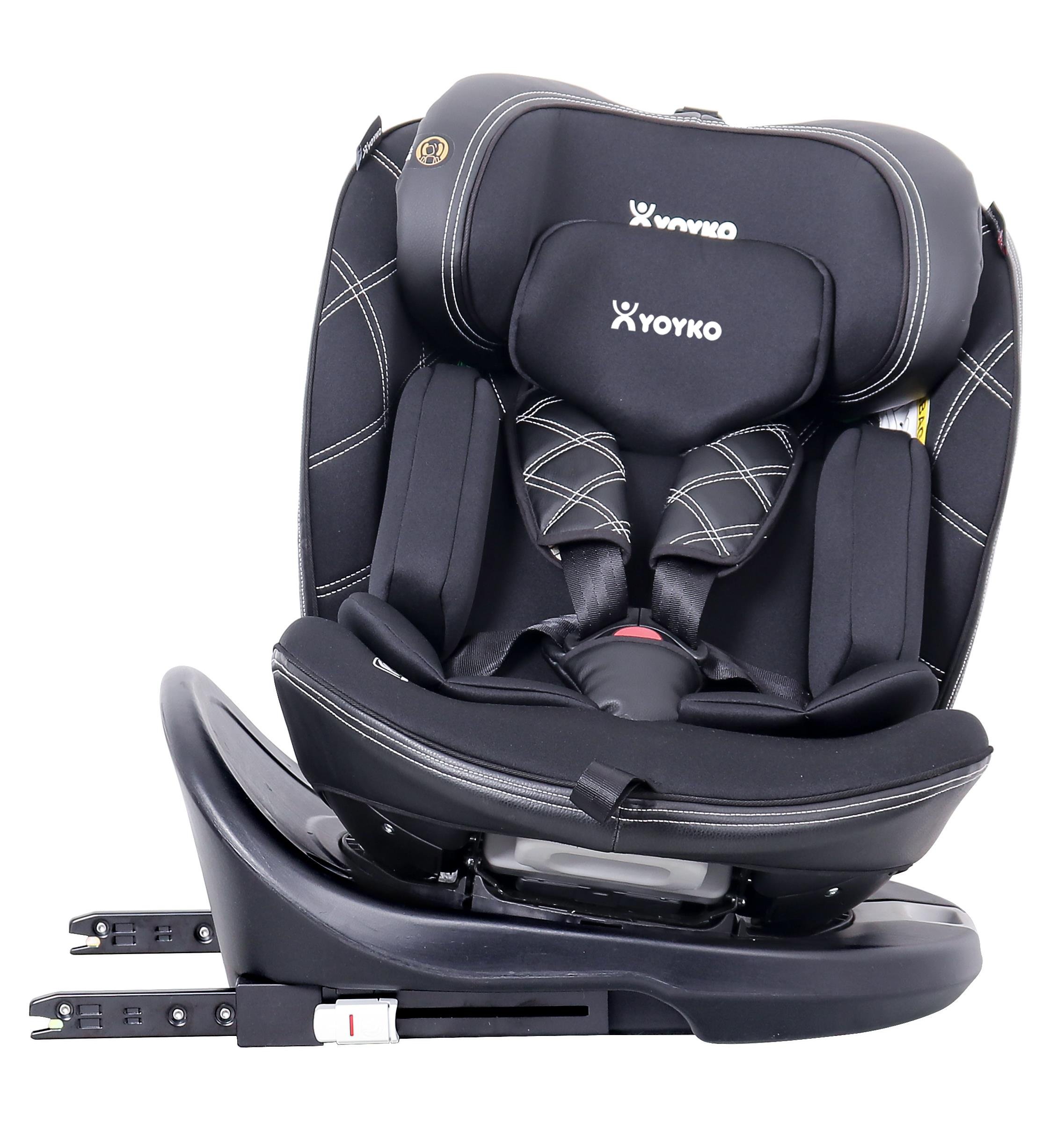 Yoyko Ultimate V2 Dönebilir Yatabilir 0-36 Kg Oto Koltuğu ISOFIX/SIP/LATCH Siyah