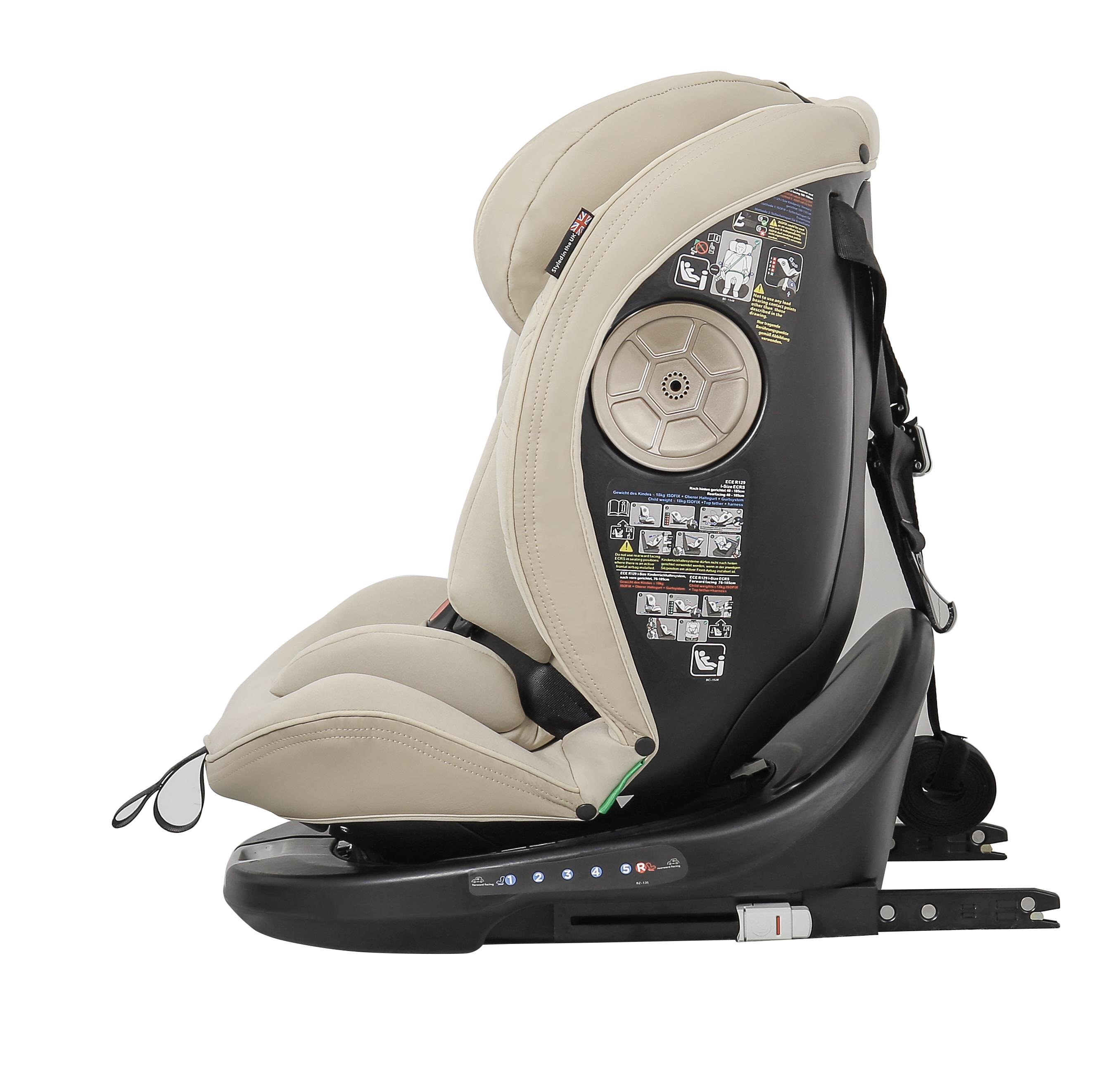 Yoyko Ultimate V2 Dönebilir Yatabilir 0-36 Kg Oto Koltuğu ISOFIX/SIP/LATCH Krem