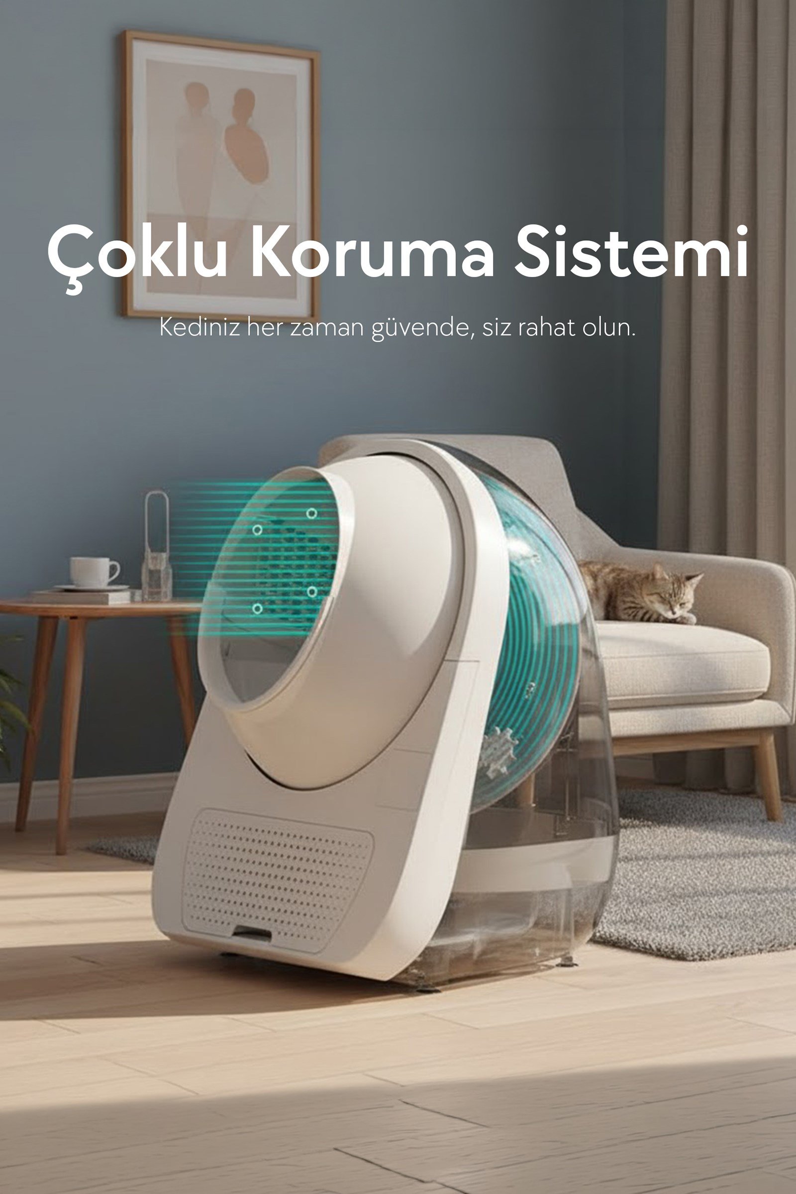 CATLINK Yapay Zekâlı Otomatik Kedi Tuvaleti - Scooper