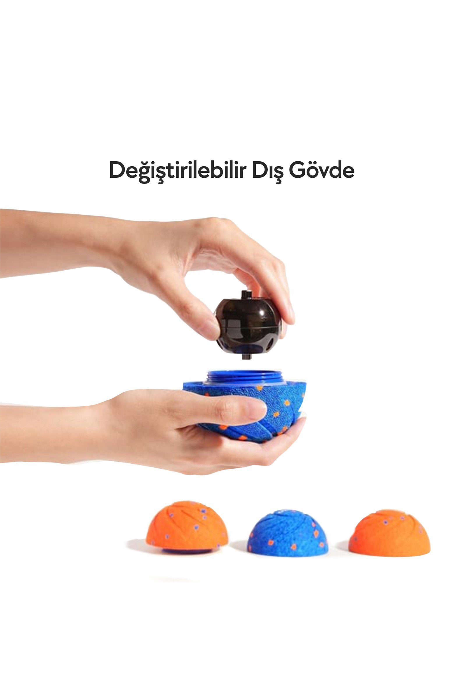 Cheerble Akıllı İnteraktif Köpek Oyuncağı, Mavi 7 x 7 x 7cm