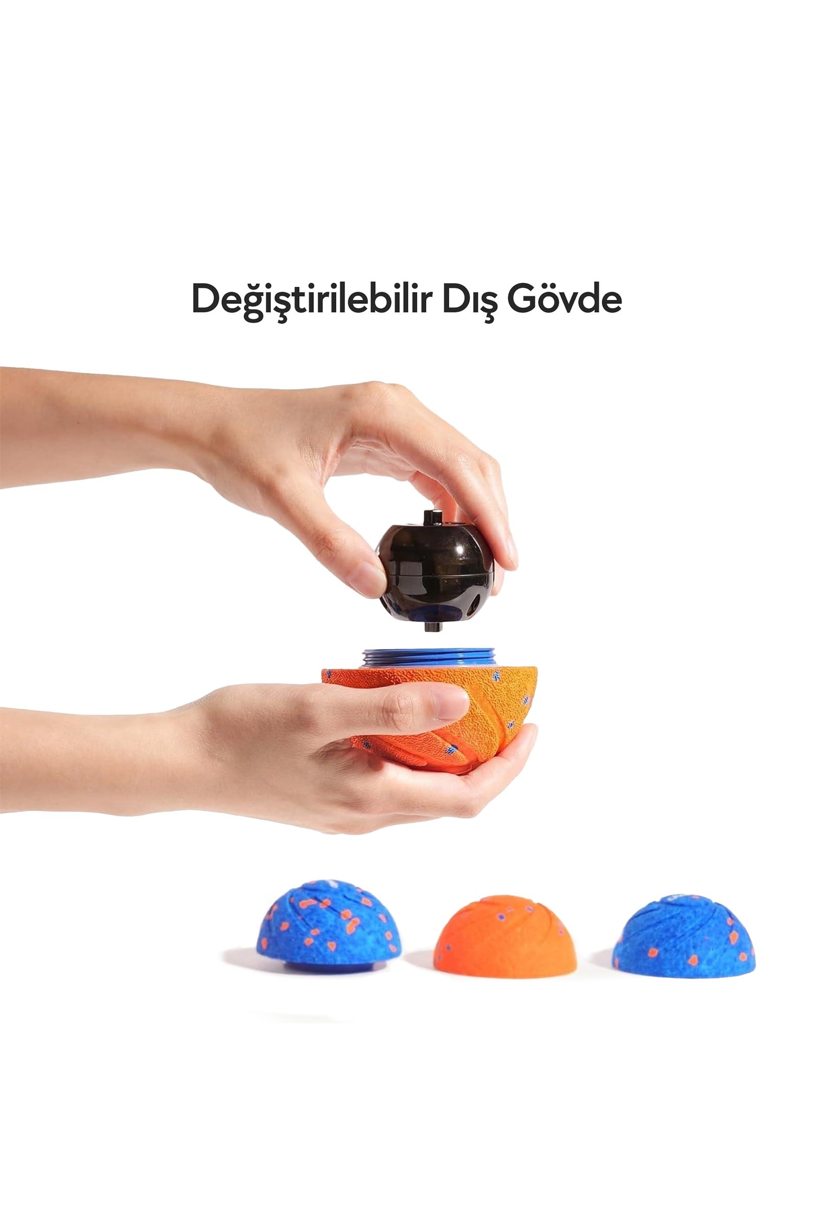 Cheerble Akıllı İnteraktif Köpek Oyuncağı, Turuncu 7 x 7 x 7cm