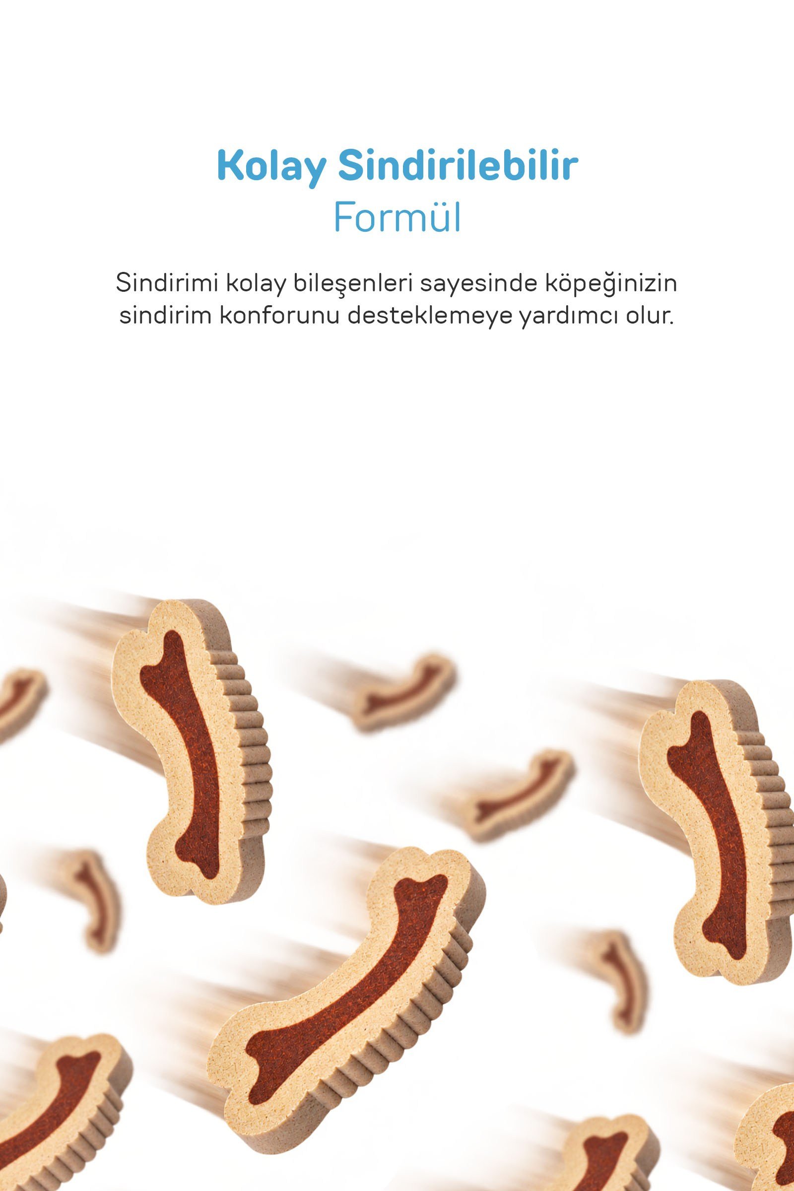 Howbone Just Pure Et ve Süt Aromalı Kemik Köpek Ödül Maması 75 g