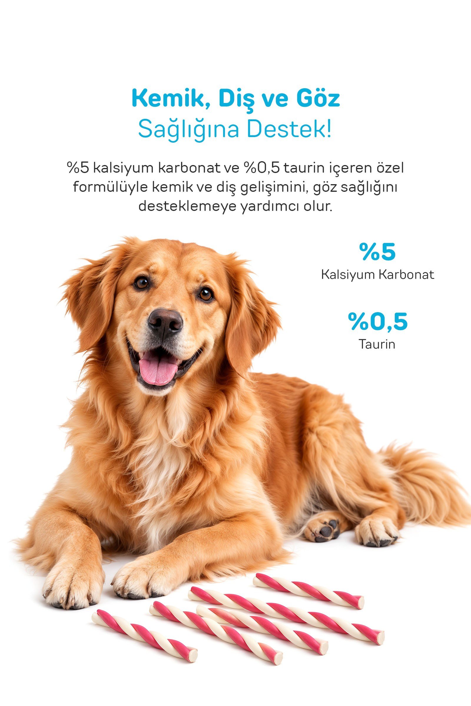 Howbone Keçi Sütü ve Orman Meyveli Burgu Çubuk Köpek Ödül Maması 80 g
