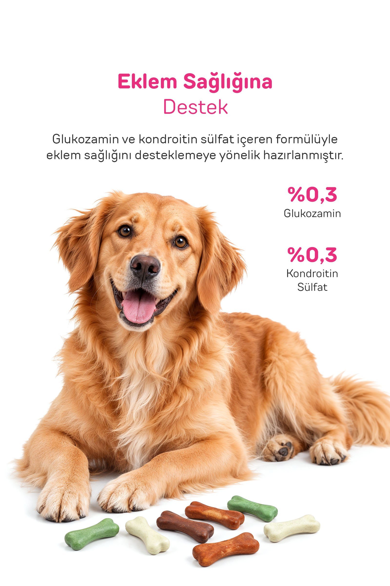 Howbone Mini Kemik Karışık Köpek Ödül Maması 270 g (30 Adet)