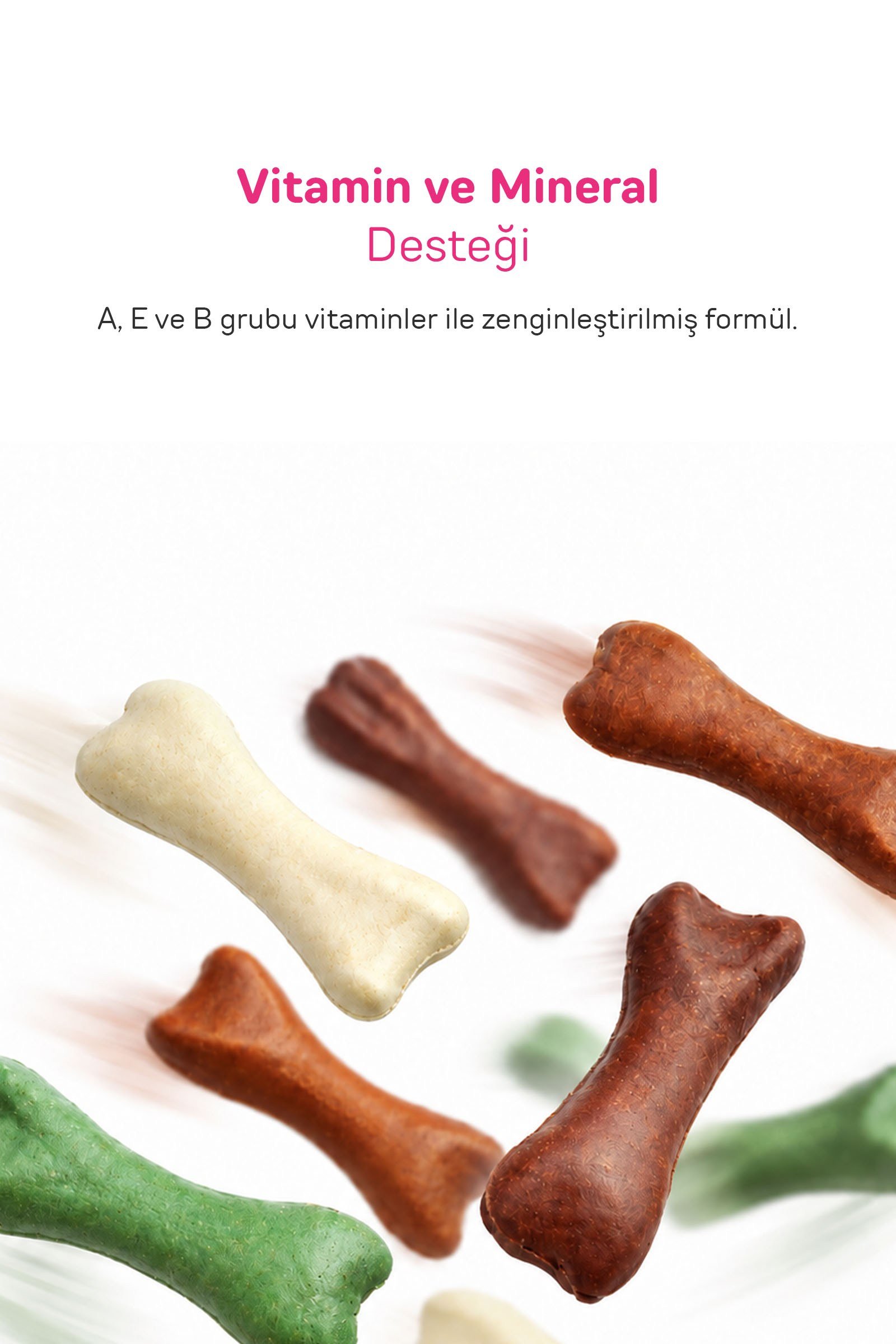 Howbone Mini Kemik Karışık Köpek Ödül Maması 270 g (30 Adet)