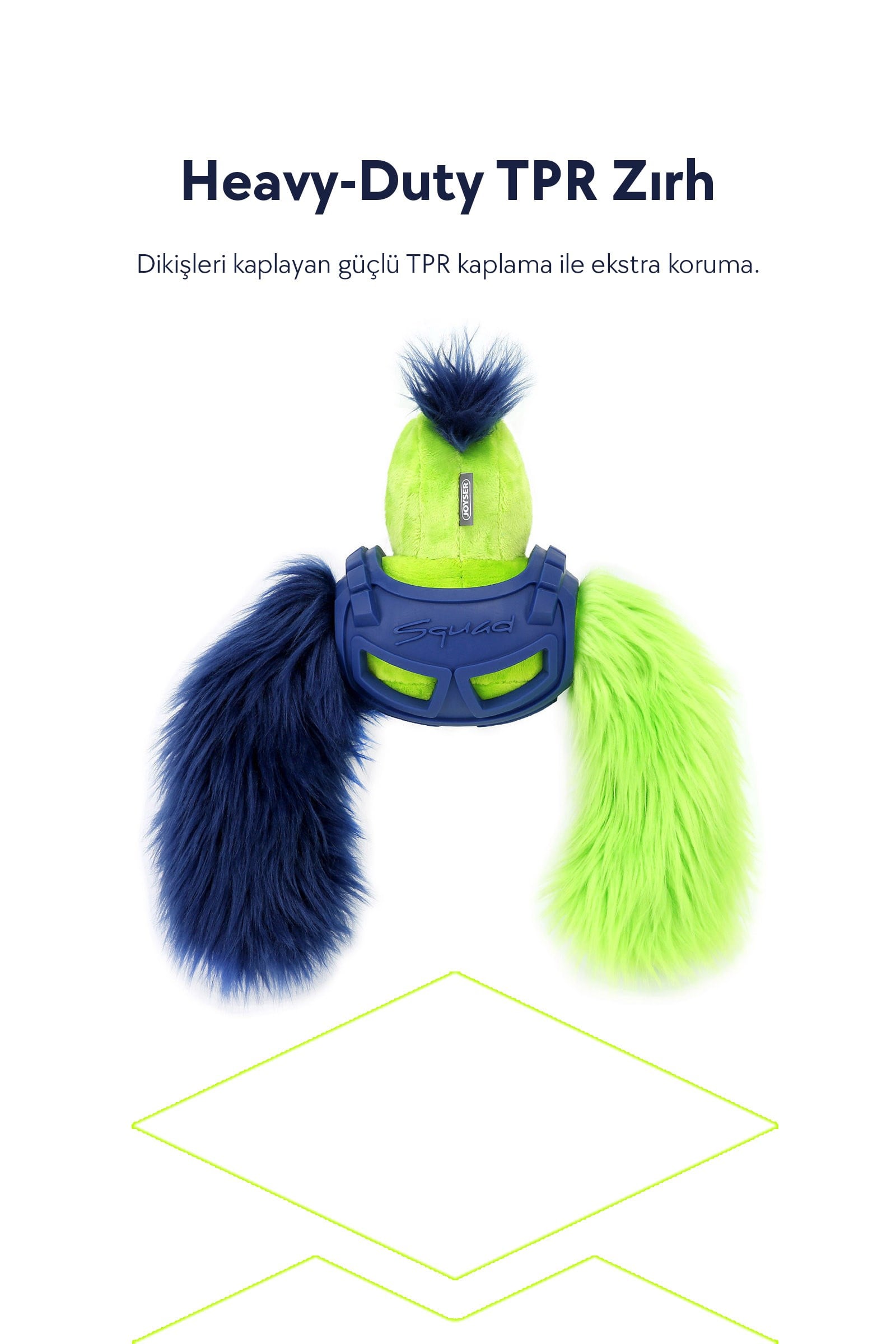 JOYSER 2 Katmanlı Goril Köpek Oyuncağı 43 cm