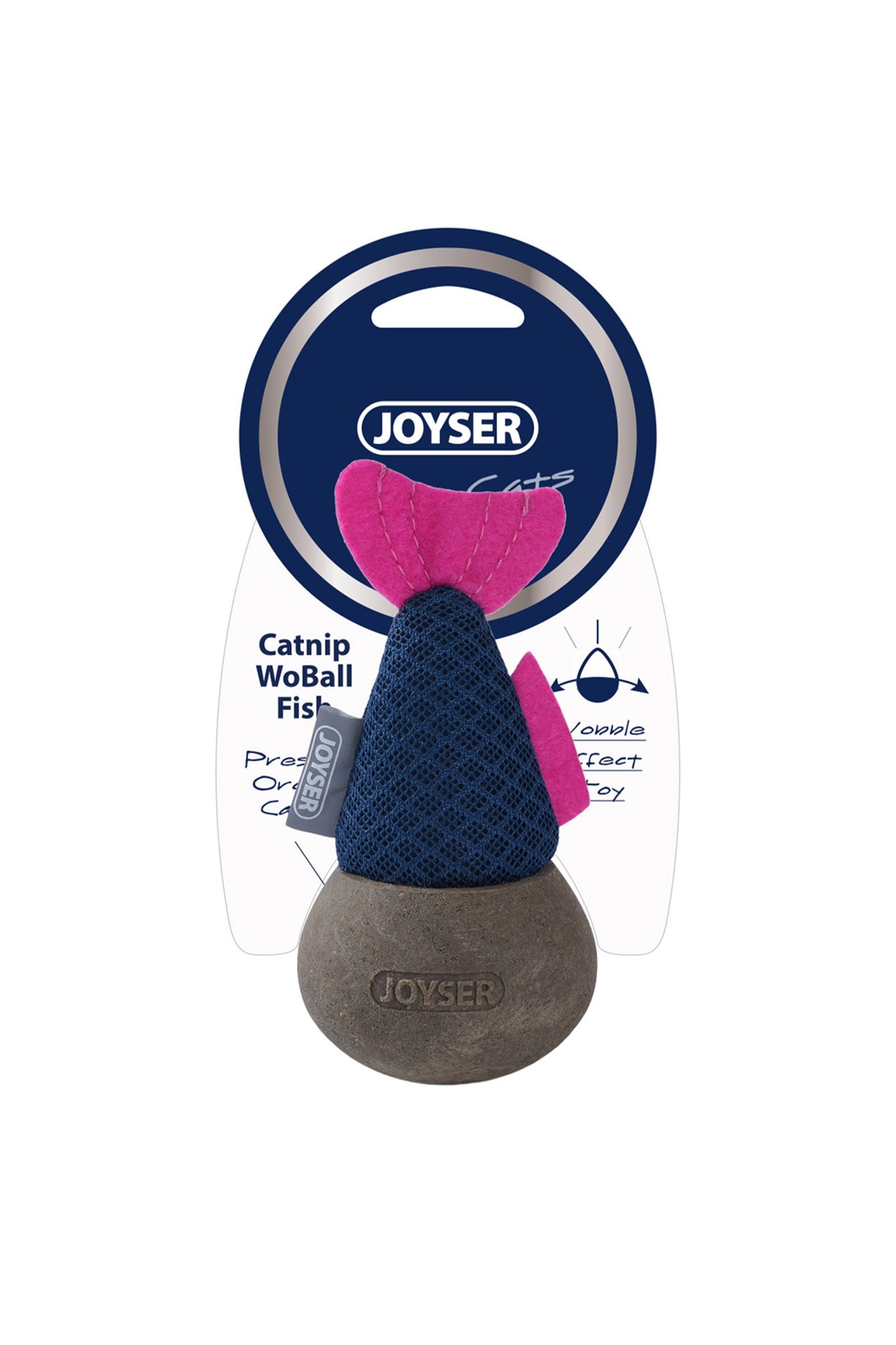 JOYSER Catnip Woball Kedi Otlu Sallanan Kedi Oyuncağı 12 cm