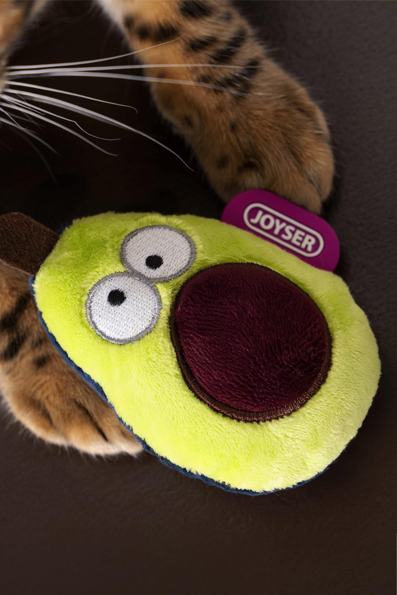 JOYSER Cats Eco Kedi Otlu Peluş Avokado Kedi Oyuncağı 10 cm