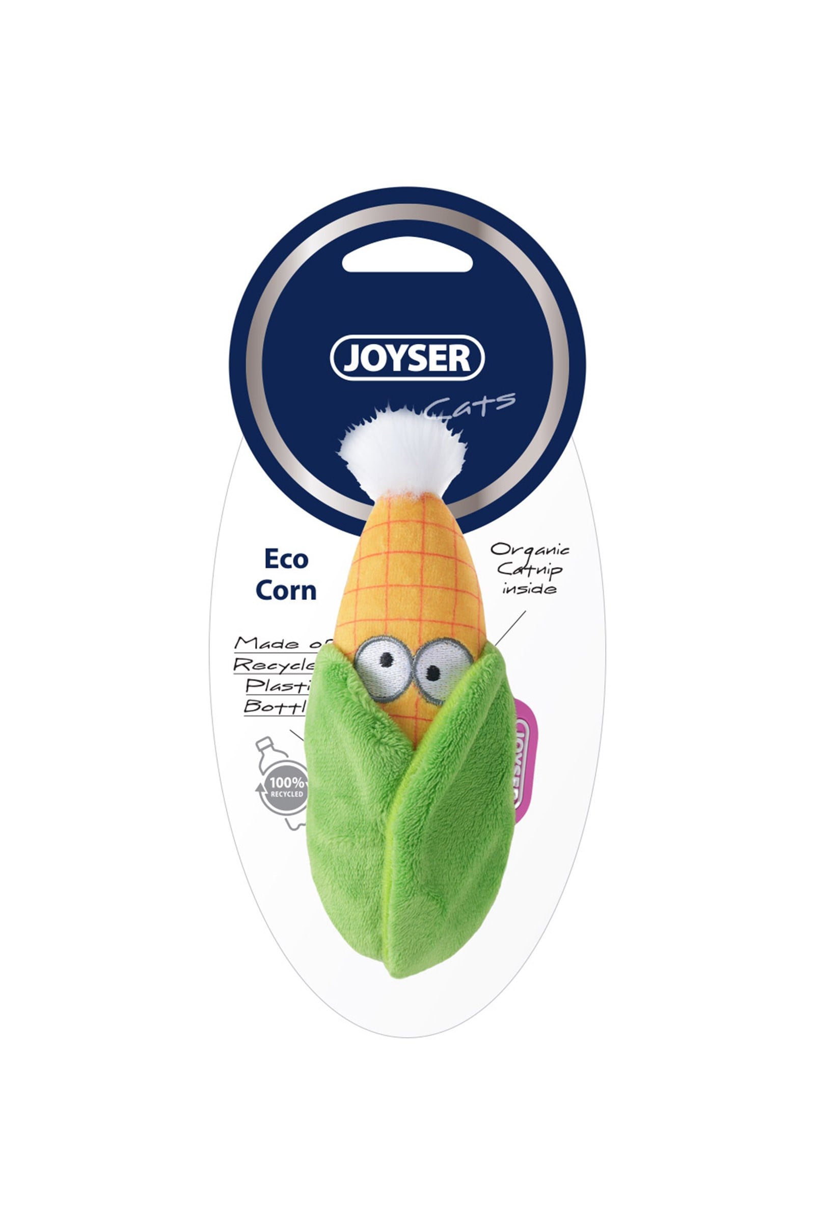 JOYSER ECO Mısır Kedi Oyuncağı Sarı/Yeşil 10 cm