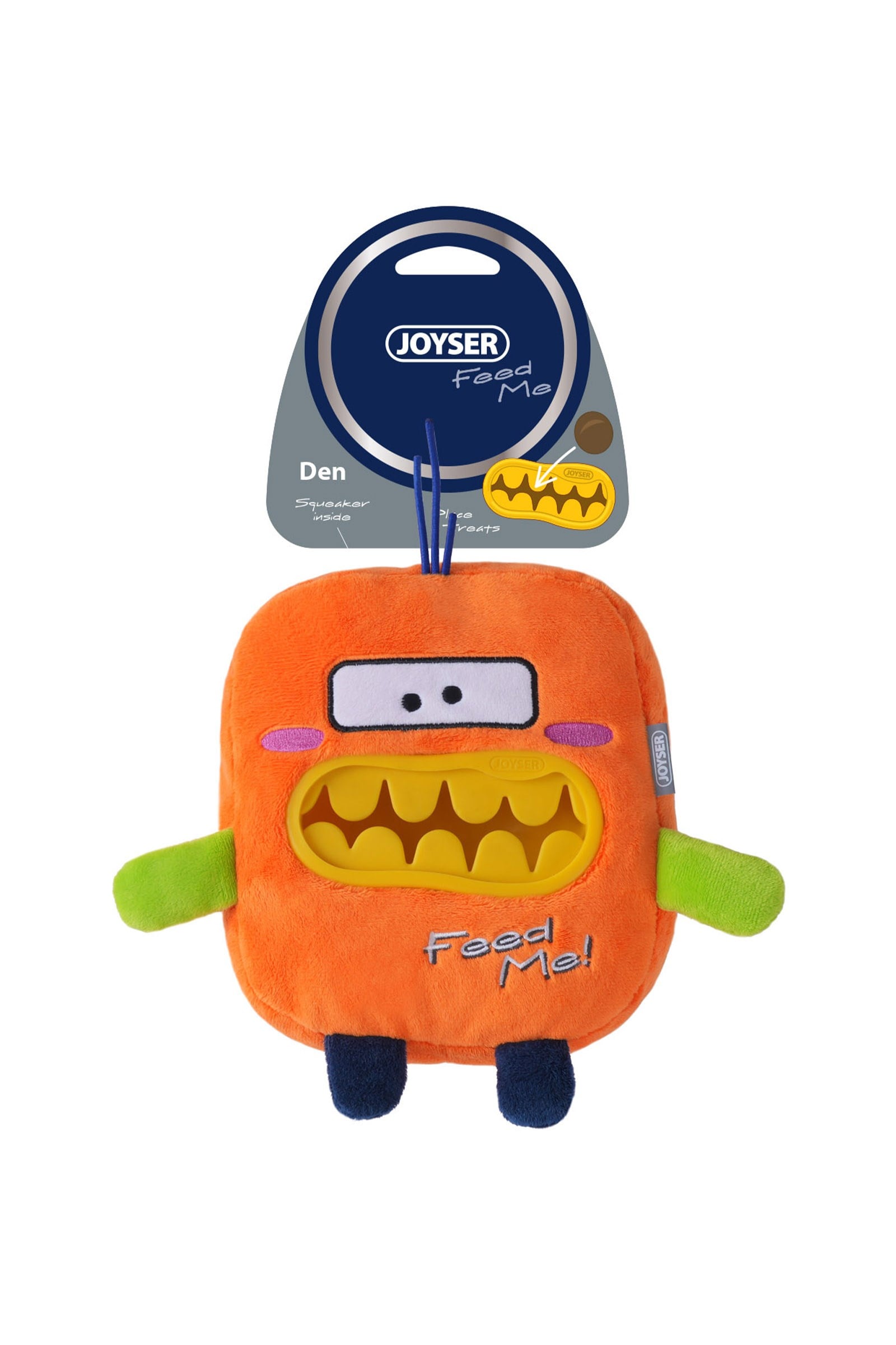 JOYSER Feed Me 2 Katmanlı Kauçuk Dişli Köpek Oyuncağı 18 cm
