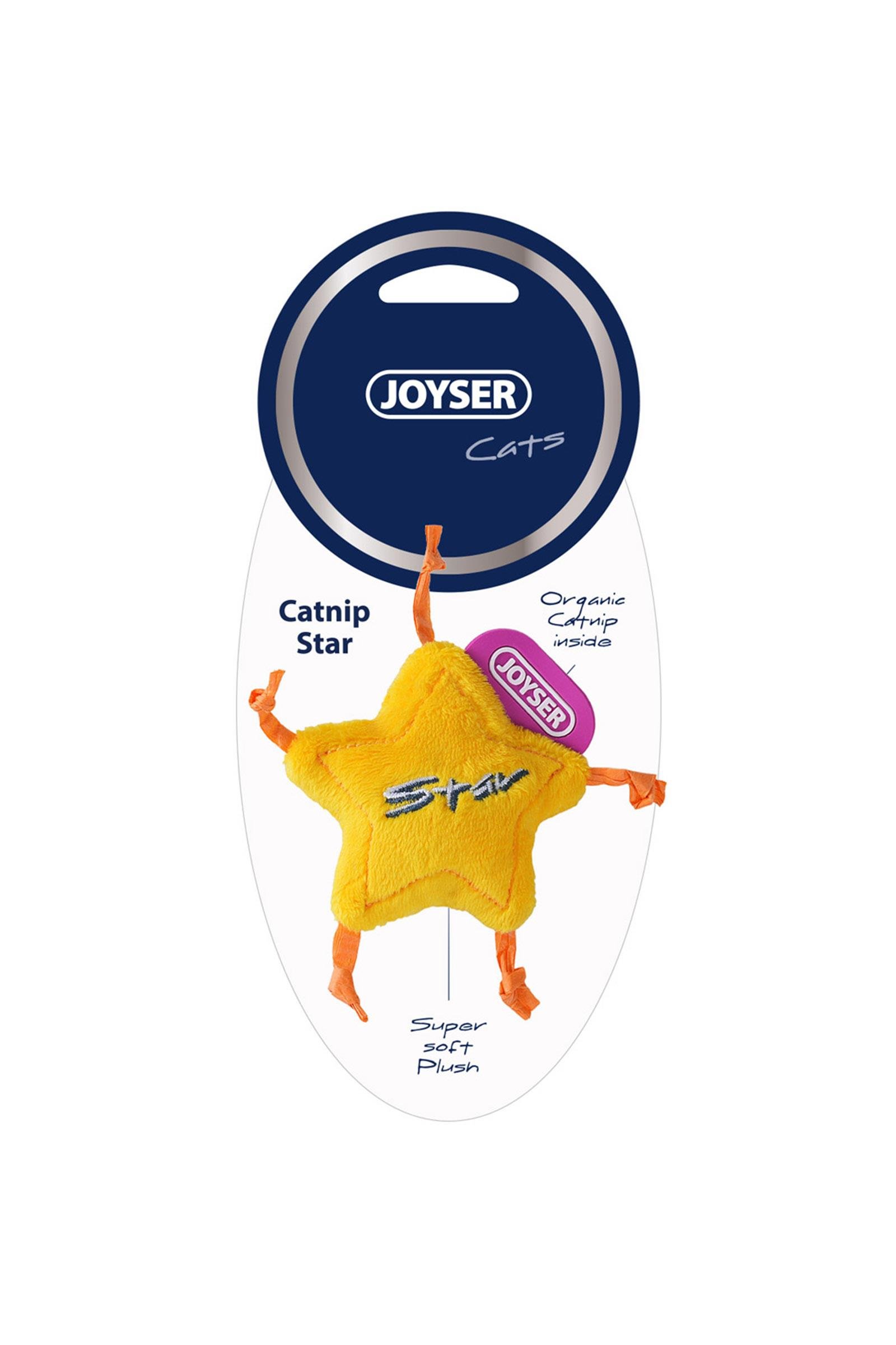 JOYSER Kedi Otlu Yıldız Şeklinde Peluş Kedi Oyuncağı 7.6 cm