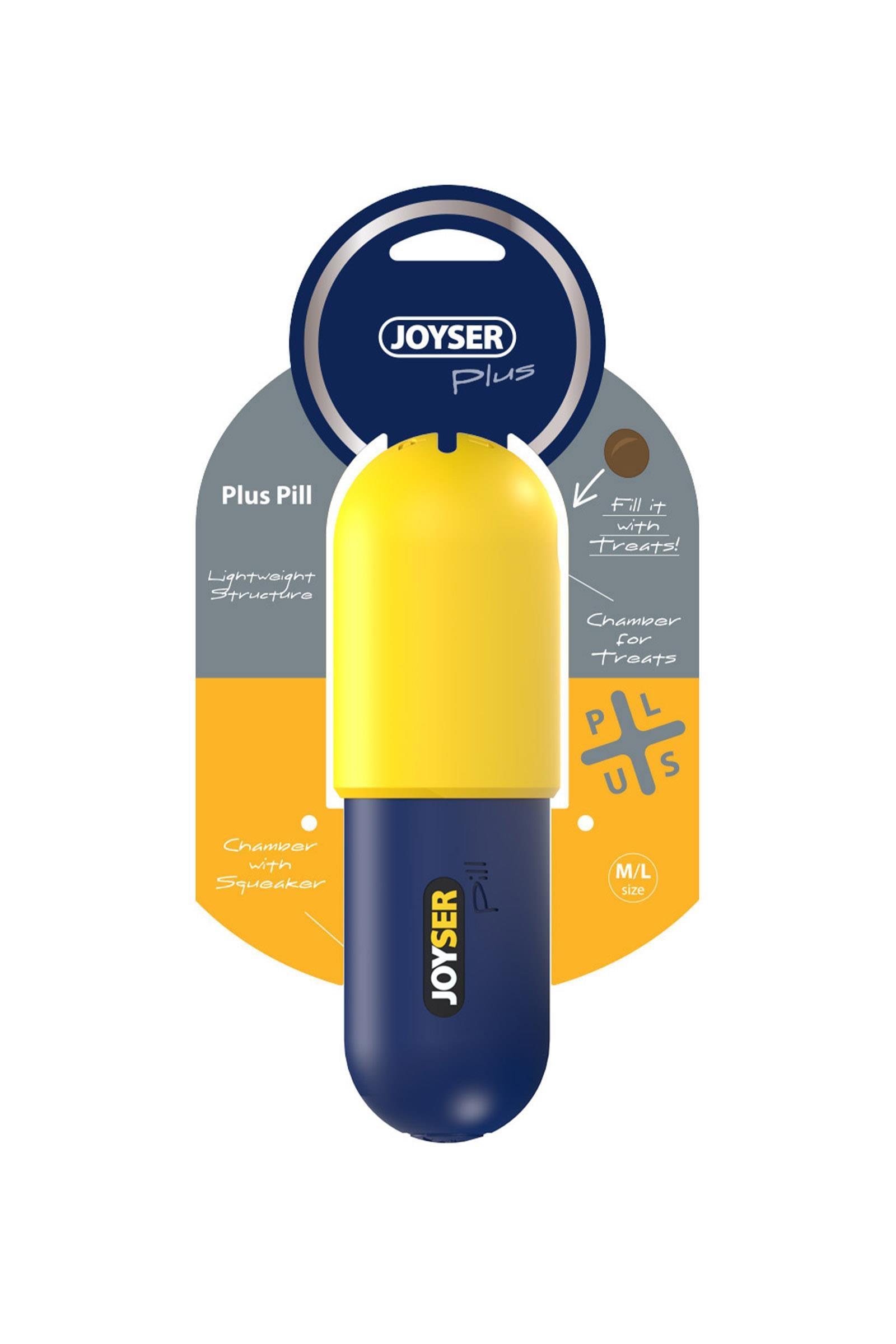 JOYSER Plus Kauçuk Hap Şeklinde Köpek Oyuncağı M/L