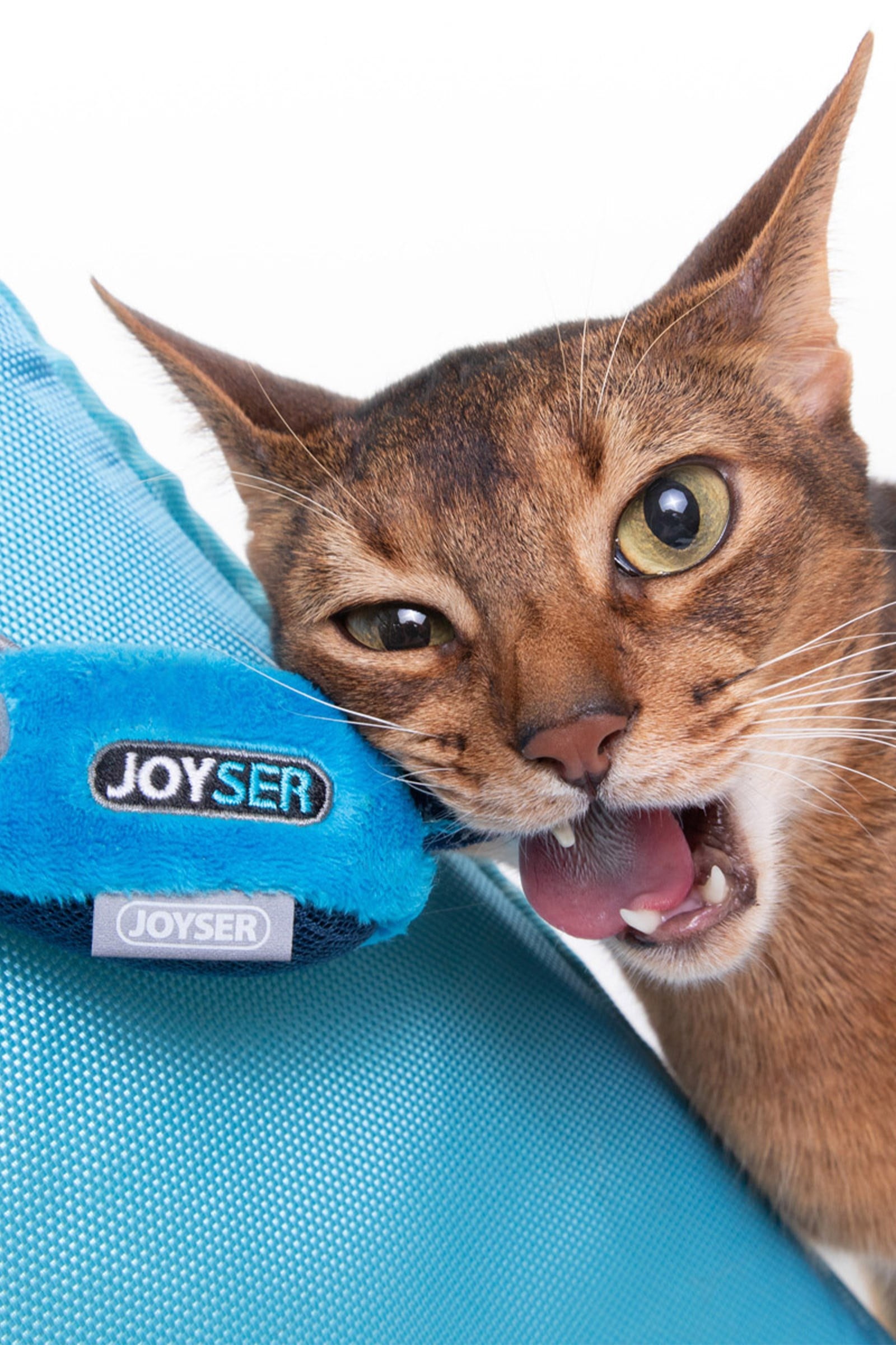 JOYSER Ses Çipli Fare Kedi Oyuncağı Mavi 16 cm