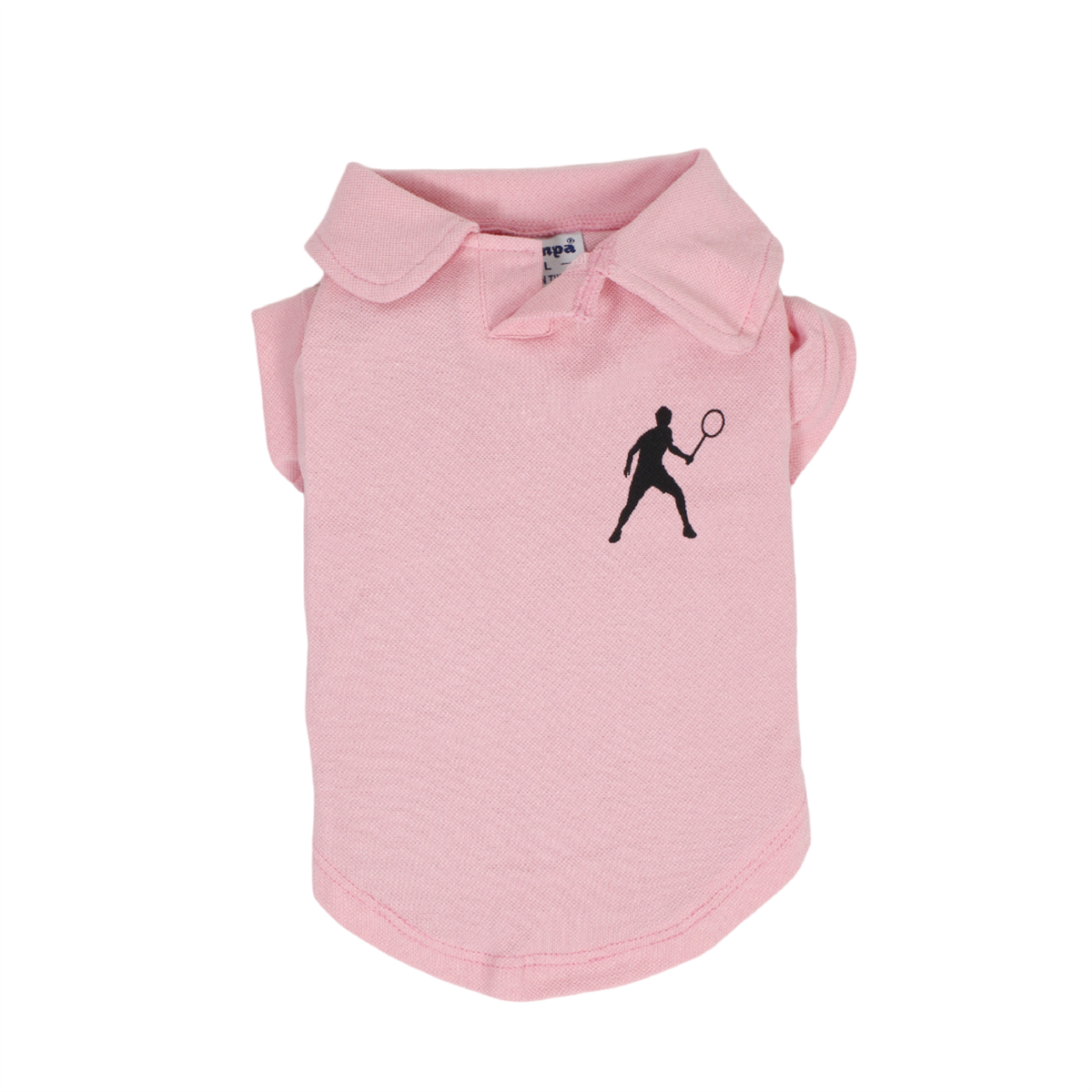 Zampa Armalı Polo Yaka Kedi Köpek Tshirt Pembe 5li Set