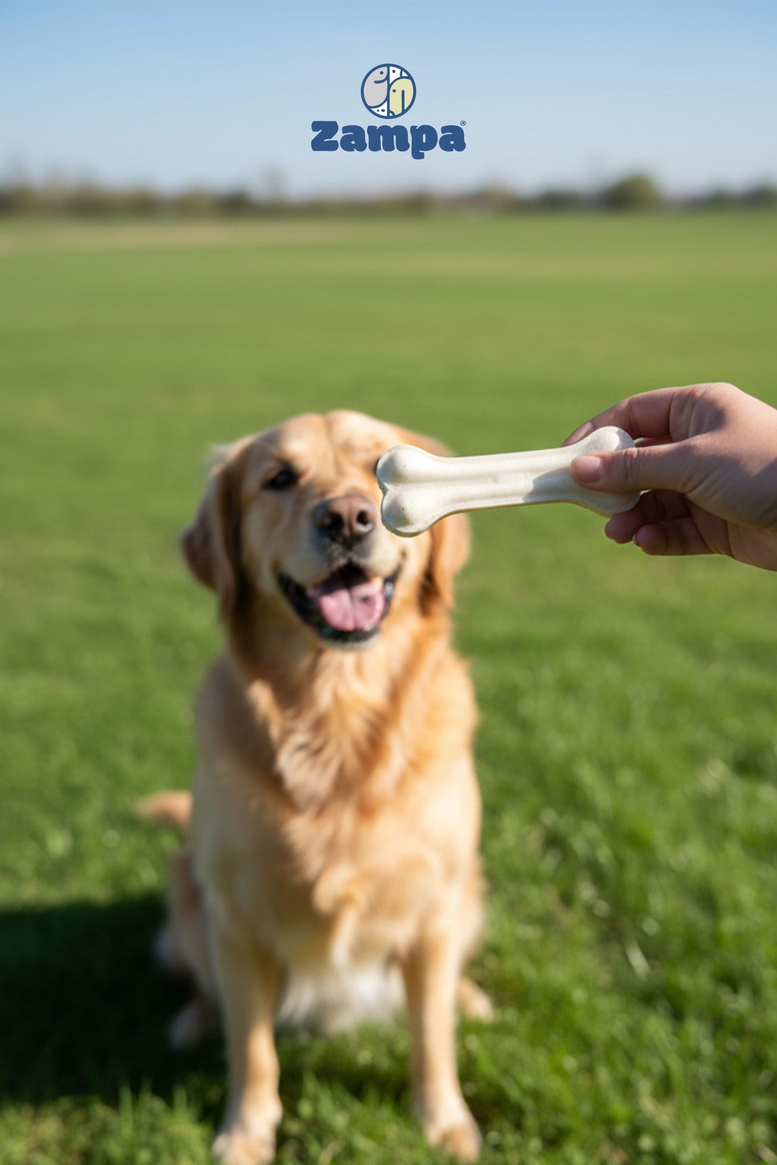 Zampa Beyaz Press Kemik Köpek Ödülü 20 li 50-55g