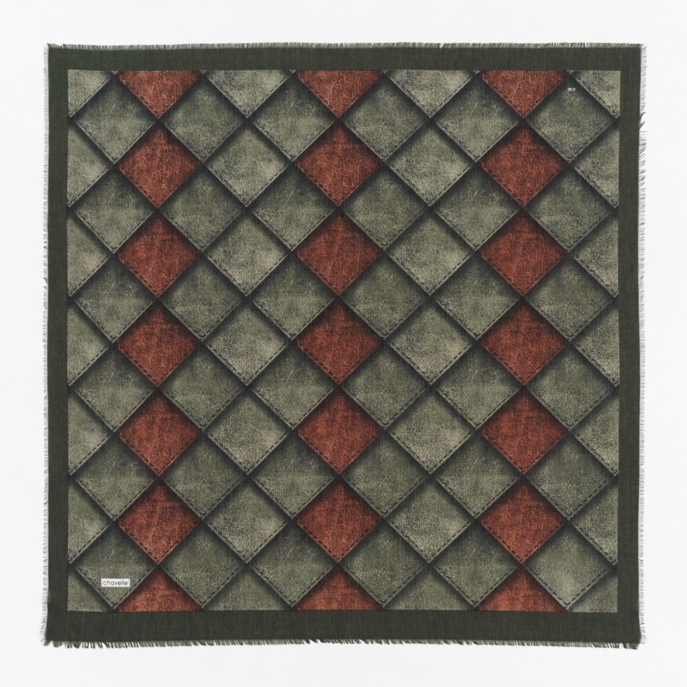 Kadın Chavelle Soft Coton İndia Eşarp  HakiS19310