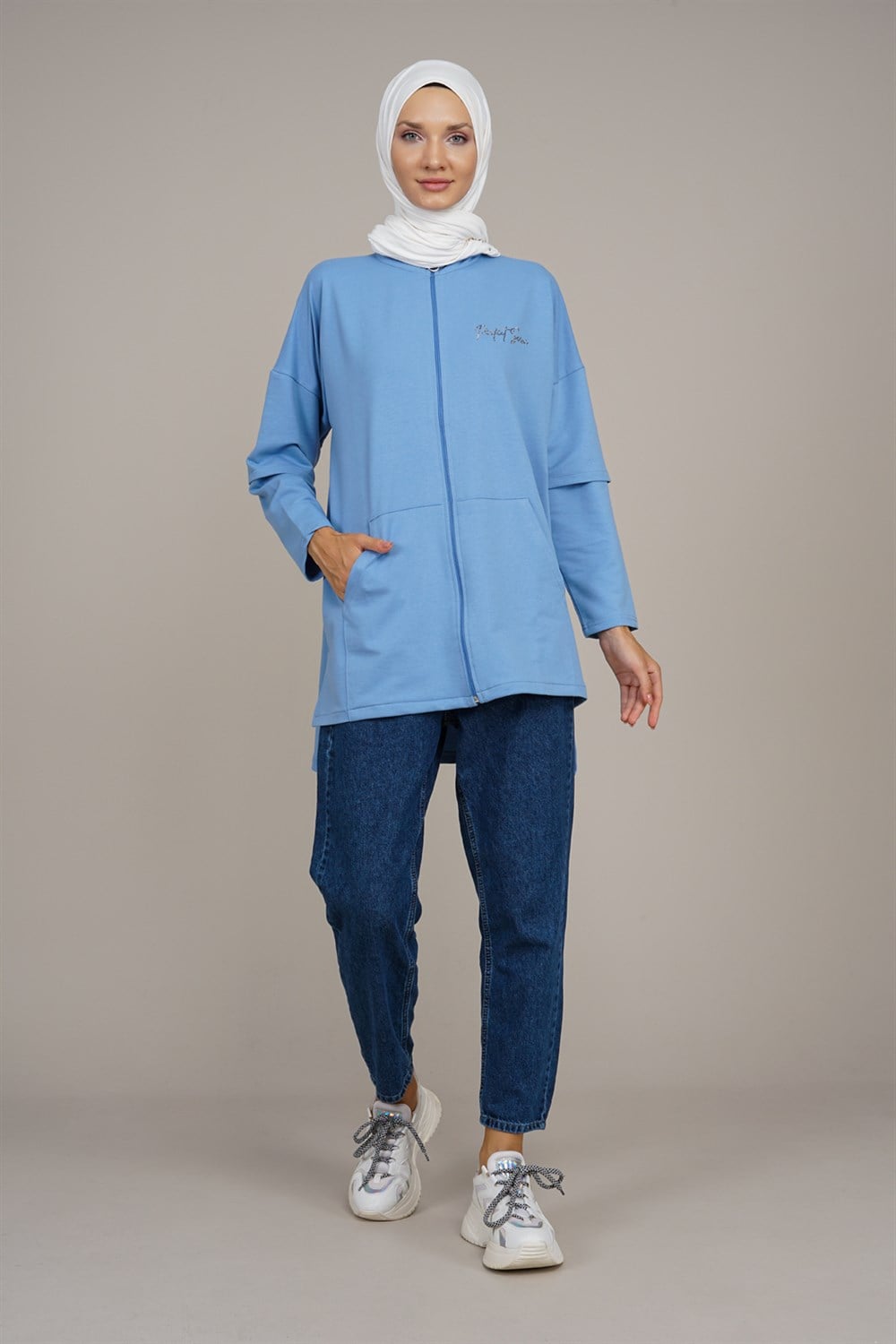 Women's Tracksuit Top İndigoM1021